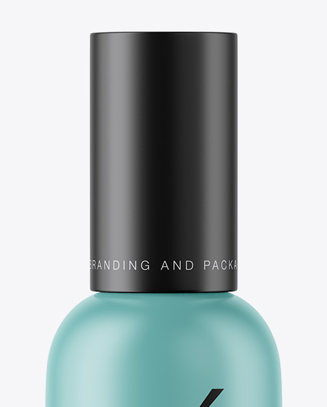 Matte Cosmetic Bottle Mockup PSD #3