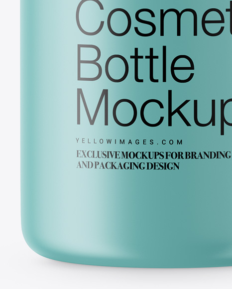 Matte Cosmetic Bottle Mockup