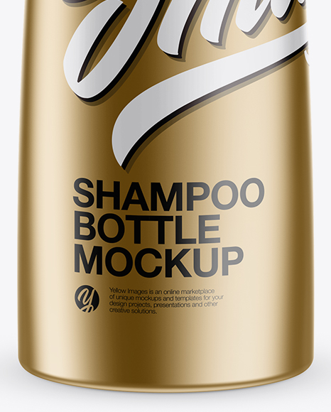 Download Matte Metallic Shampoo Bottle Mockup High Angle Shot In Bottle Mockups On Yellow Images Object Mockups Yellowimages Mockups