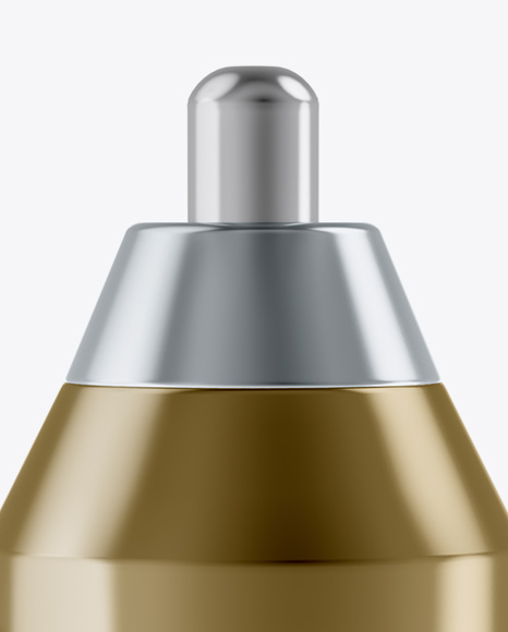 Metallic USB Car Charger Mockup - Front View