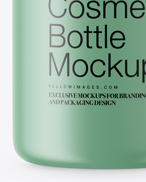 Download Matte Cosmetic Bottle With Wooden Cap Mockup In Bottle Mockups On Yellow Images Object Mockups PSD Mockup Templates