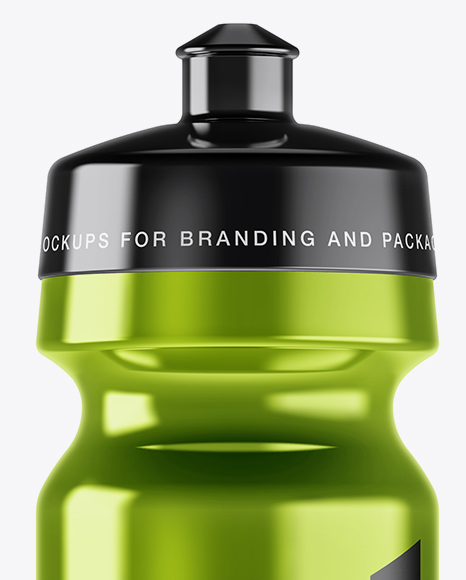 Metallic Sport Bottle Mockup In Bottle Mockups On Yellow Images Object Mockups