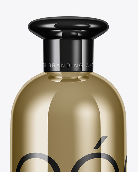 Metallic Cosmetic Bottle Mockup PSD #2