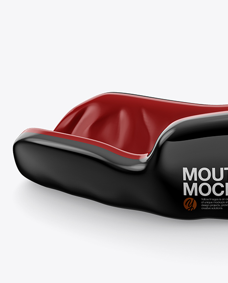 Mouthguard Mockup - Half Side View - Free Download Images High Quality