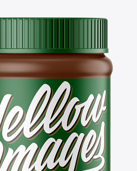 Matte Plastic Jar Mockup PSD #2