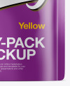 Download Matte Doy Pack Mockup in Pouch Mockups on Yellow Images Object Mockups