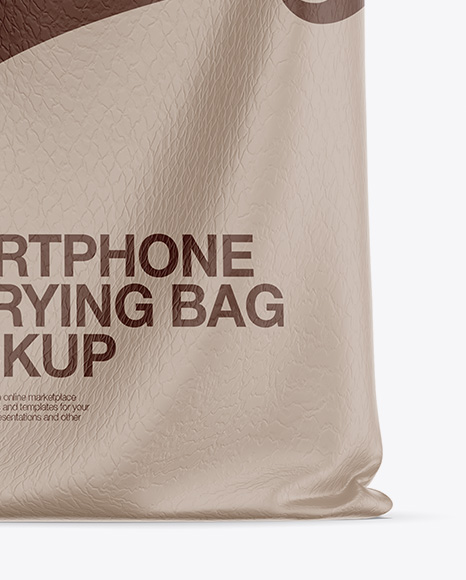 Leather Smartphone Carrying Bag Mockup in Apparel Mockups ...