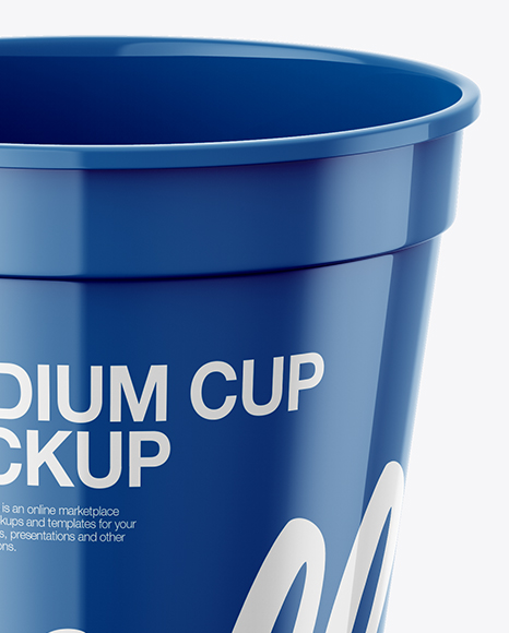 Download Glossy Stadium Cup Mockup Front View High Angle Shot In Cup Bowl Mockups On Yellow Images Object Mockups Yellowimages Mockups