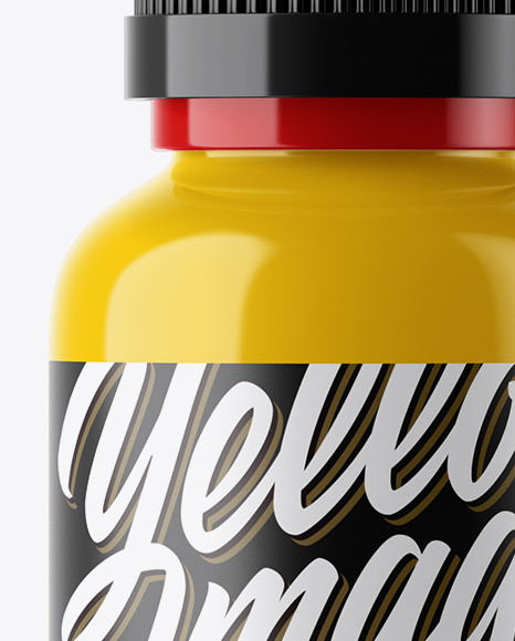 Glossy Dropper Bottle Mockup PSD #6