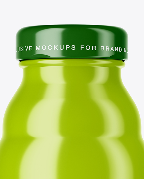 Glossy Juice Bottle Mockup PSD #2