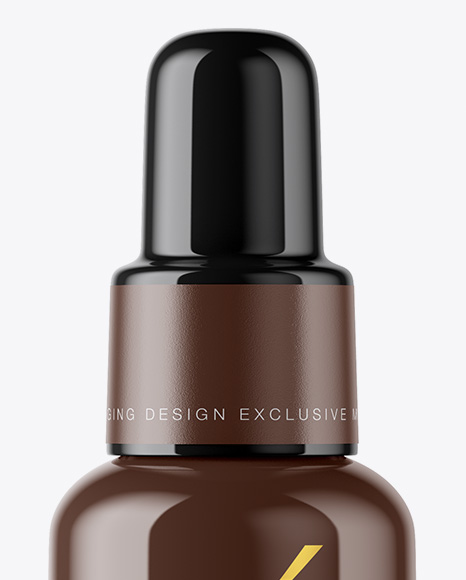 Glossy Cosmetic Bottle Mockup PSD #3