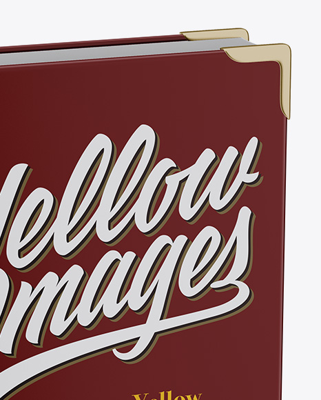 Book W  Glossy Cover Mockup   Half Side View PSD #1
