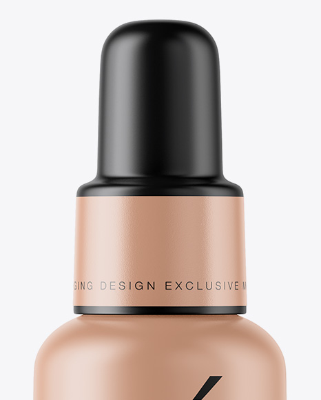 Matte Cosmetic Bottle Mockup PSD #2