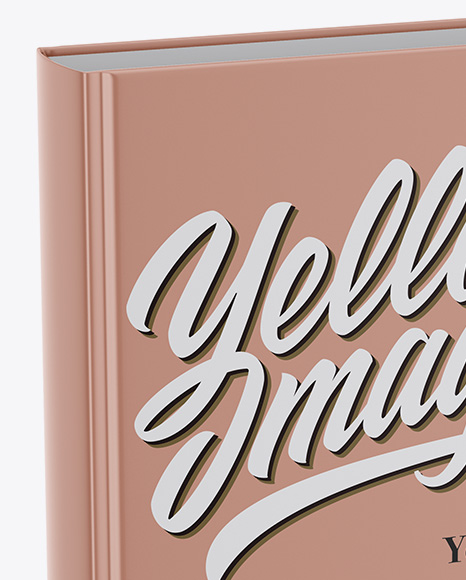 Book W  Matte Cover Mockup   Half Side View PSD #2