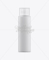 Clear Lotion Bottle Mockup W/ Frosted Cap on Yellow Images Object Mockups