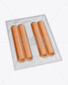 Download Wiener Sausages Mockup in Packaging Mockups on Yellow Images Object Mockups