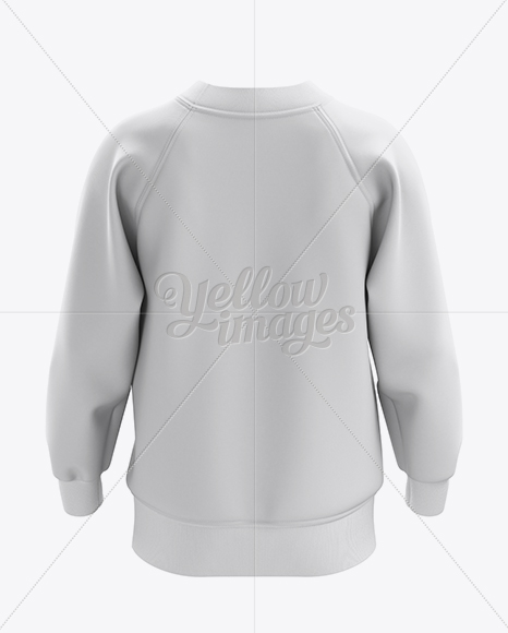 Download V Neck Sweatshirt Mockup Back View In Apparel Mockups On Yellow Images Object Mockups