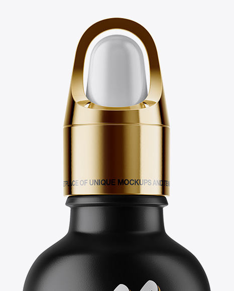 Frosted Glass Dropper  Bottle PSD #4