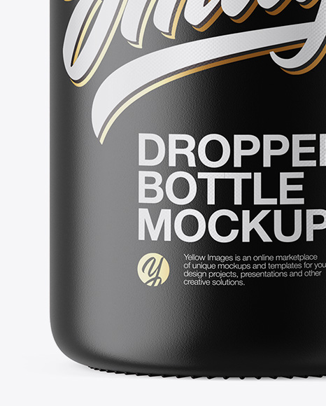 Frosted Glass Dropper  Bottle PSD #5