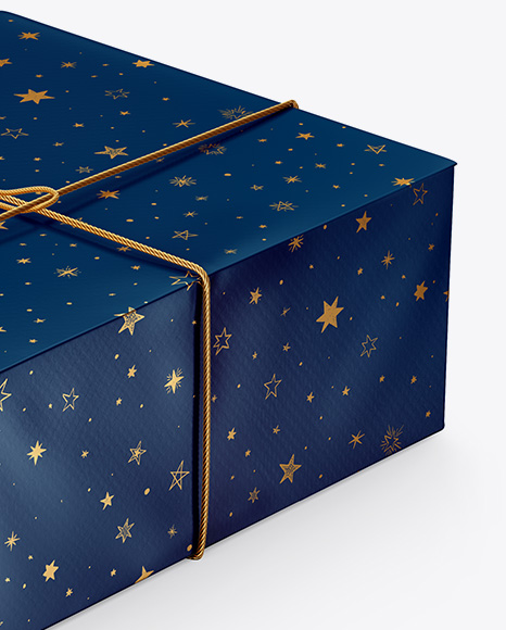 Download Paper Gift Packaging Mockup Half Side View High Angle Shot In Packaging Mockups On Yellow Images Object Mockups