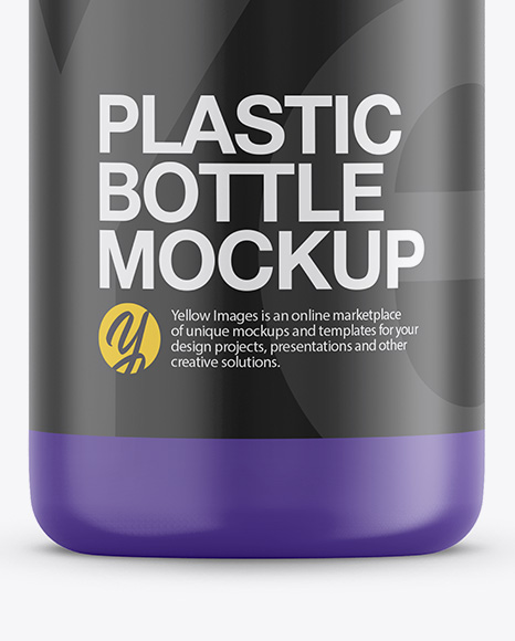 Matte Plastic Cosmetic Bottle Mockup PSD #1