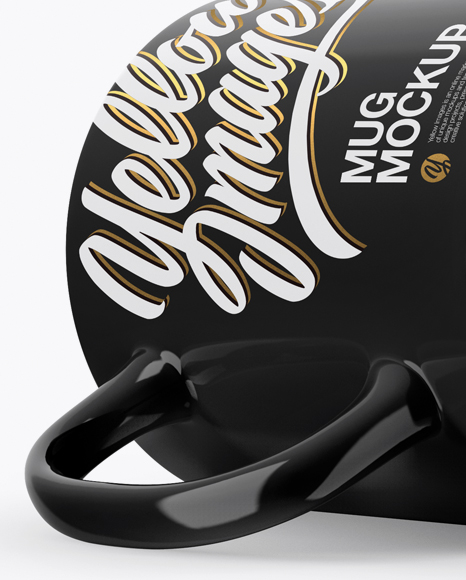 Glossy Mug Mockup PSD #2