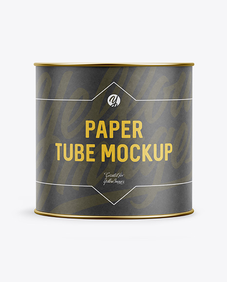 Paper Tube   Front View PSD #3