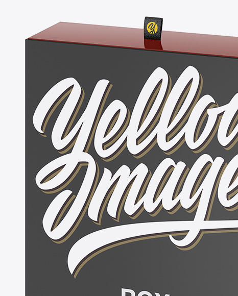 Two Glossy Boxes W  Label Mockup   Half Side View (High Angle Shot) PSD #2