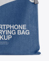 Download Denim Smartphone Carrying Bag Mockup in Apparel Mockups on ...