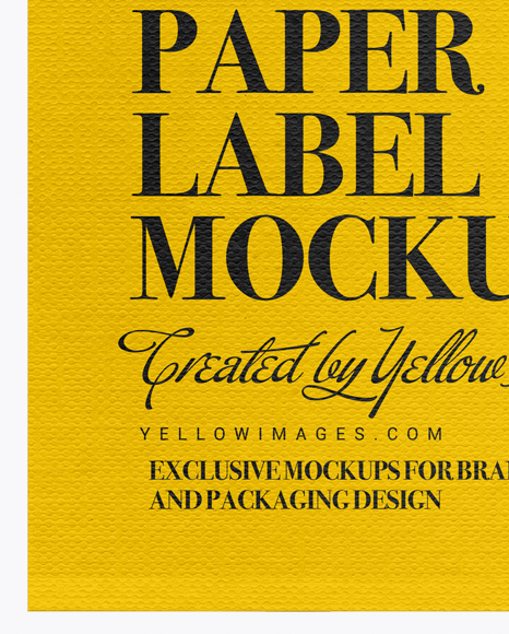 Paper Label With Rope Mockup PSD #1