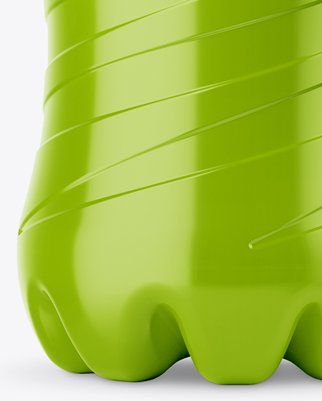 Glossy PET Bottle Mockup PSD #1