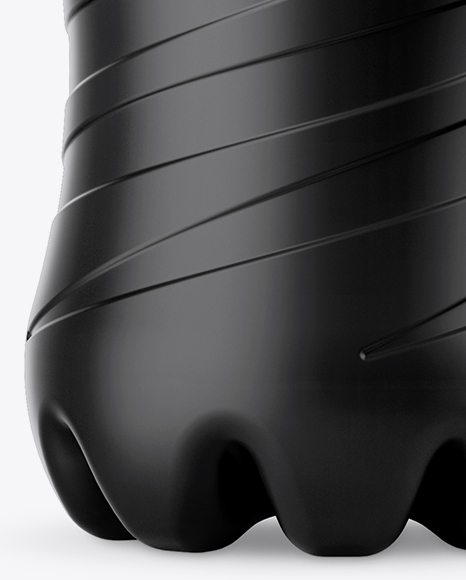 Matte PET Bottle Mockup PSD #1