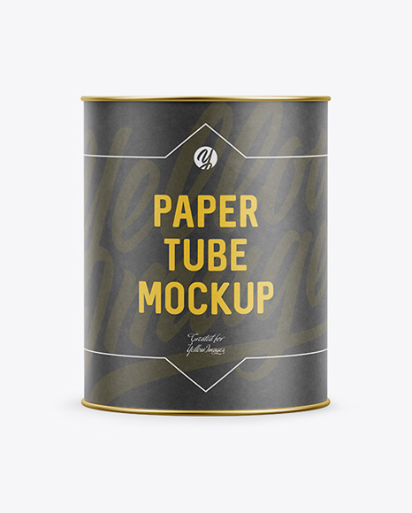 Paper Tube   Front View PSD #2