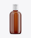 Amber Cosmetic Bottle Mockup