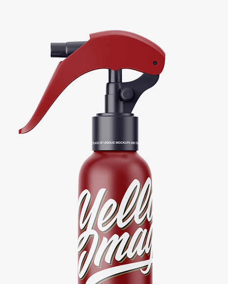 Matte Sprayer Bottle Mockup