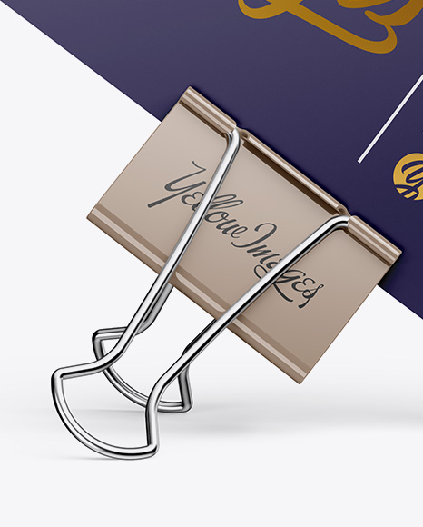 Business Card With Binder Mockup PSD #2