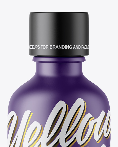 Matte Plastic Bottle Mockup PSD #2