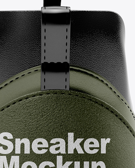 Sneaker Mockup Back View In Apparel Mockups On Yellow Images Object Mockups