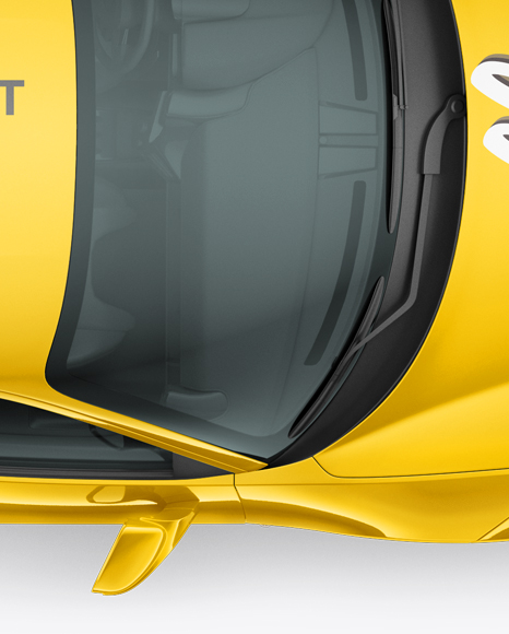 Ferrari 458 Italia Mockup - Top view - Free Download Images High