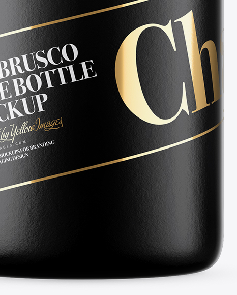 Matte Ceramic Bottle Mockup PSD #1