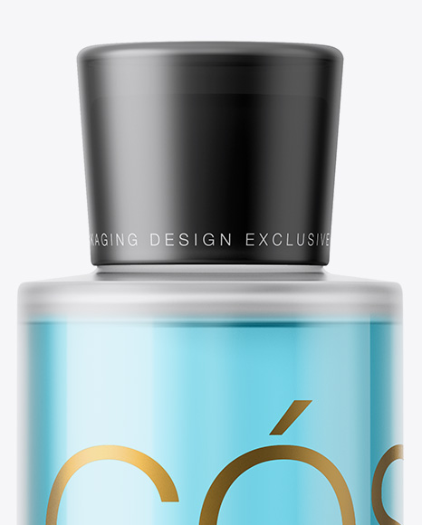 Frosted Cosmetic Bottle Mockup PSD #2