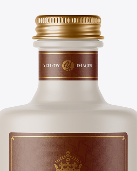 Matte Ceramic Bottle Mockup