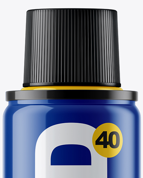 Glossy Bottle Mockup PSD #2