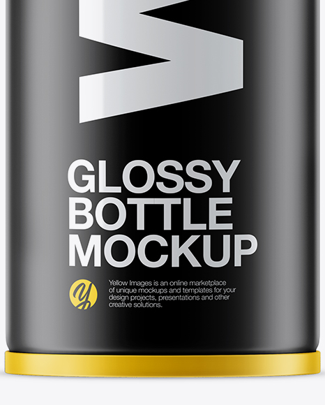 Matte Bottle Mockup PSD #1