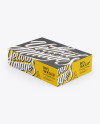 Download Medium Carton Gift Box Mockup in Box Mockups on Yellow Images Object Mockups