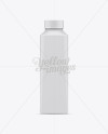 Square Yogurt Bottle Mockup - Free Download Images High Quality PNG, JPG