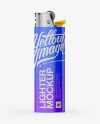 Download Plastic Lighter Mockup in Object Mockups on Yellow Images Object Mockups