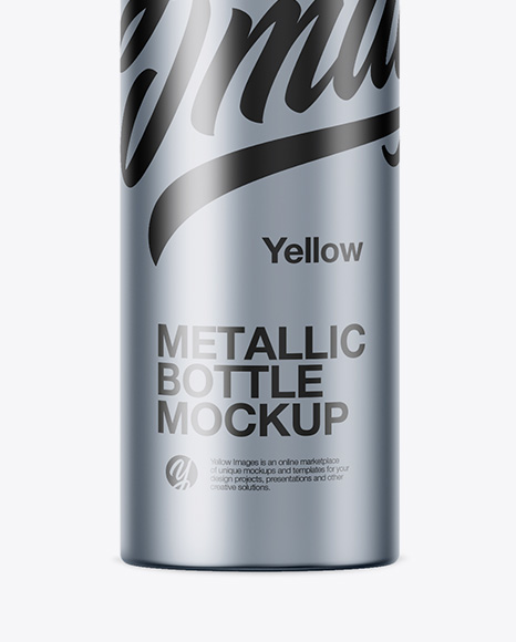 Matte Metallic Sprayer Bottle Mockup - Free Download Images High