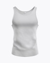 Download Tank Top Mockup Front View In Apparel Mockups On Yellow Images Object Mockups