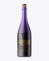 Champagne Bottle with White Wine In Shrink Sleeve